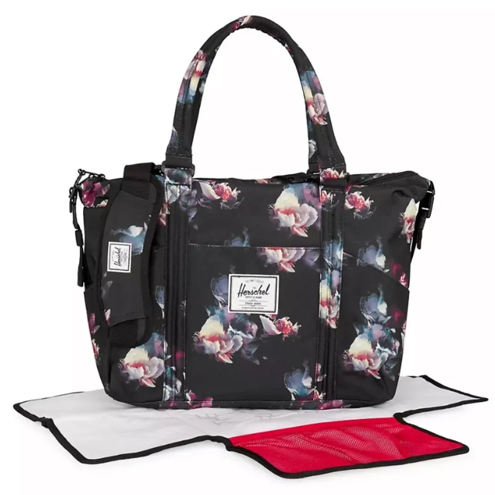 Herschel Supply Co. Floral Print Diaper Bag